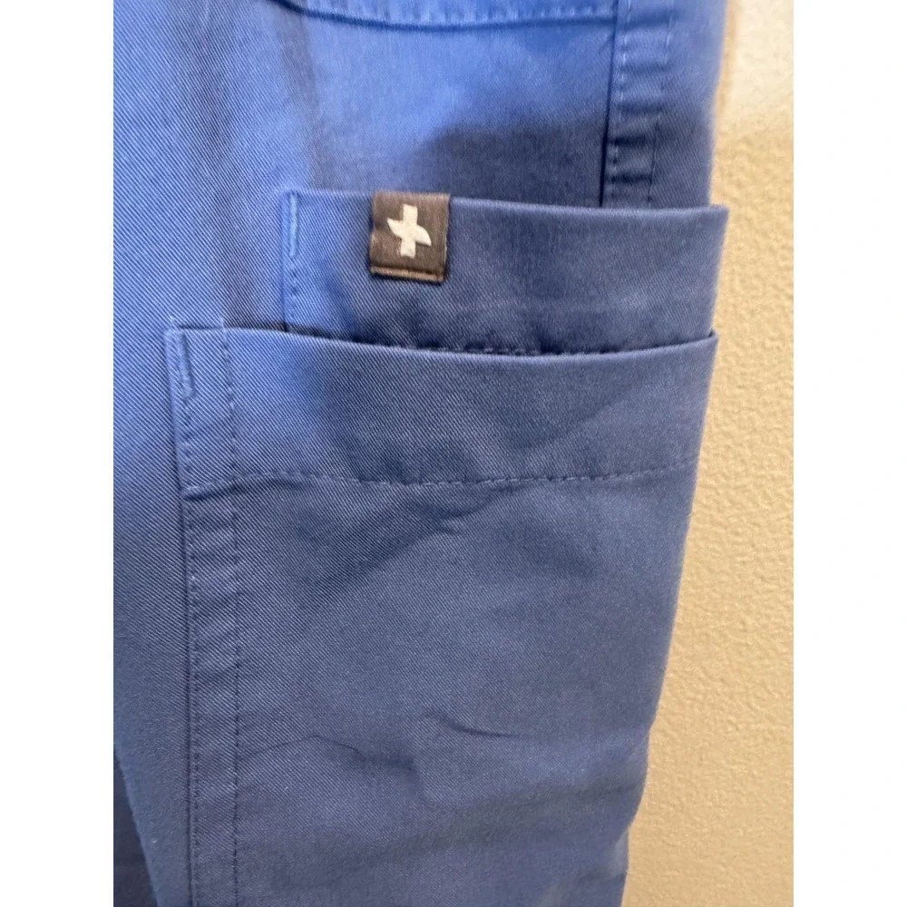 Figs Scrub Pants Mens Large Blue Technical Collection TM3001 Cargo Pockets‎